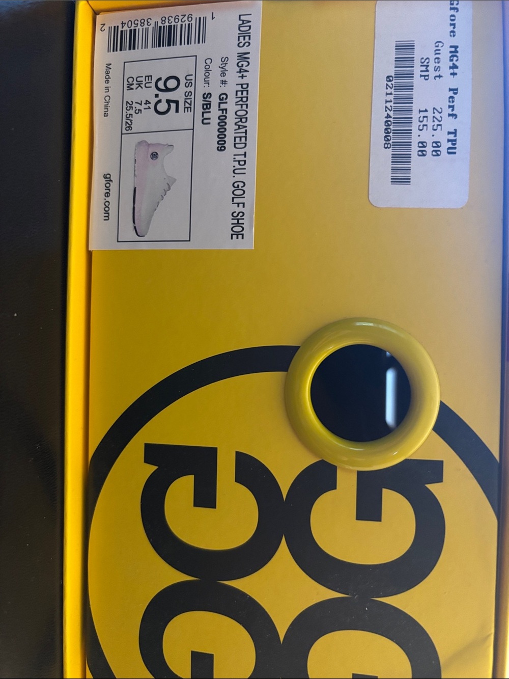 G/Fore ladies MG4+ perforated T.P.U golf shoe